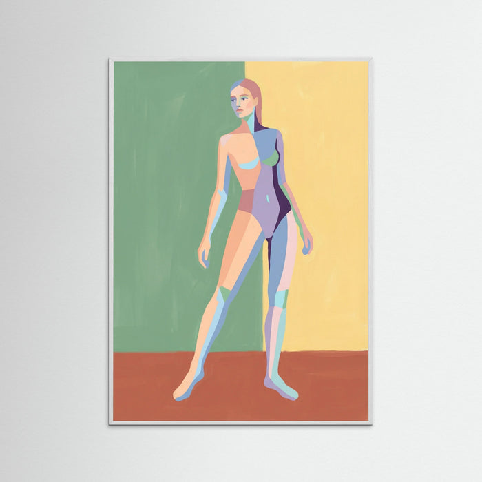 White Wood Quiet Figure