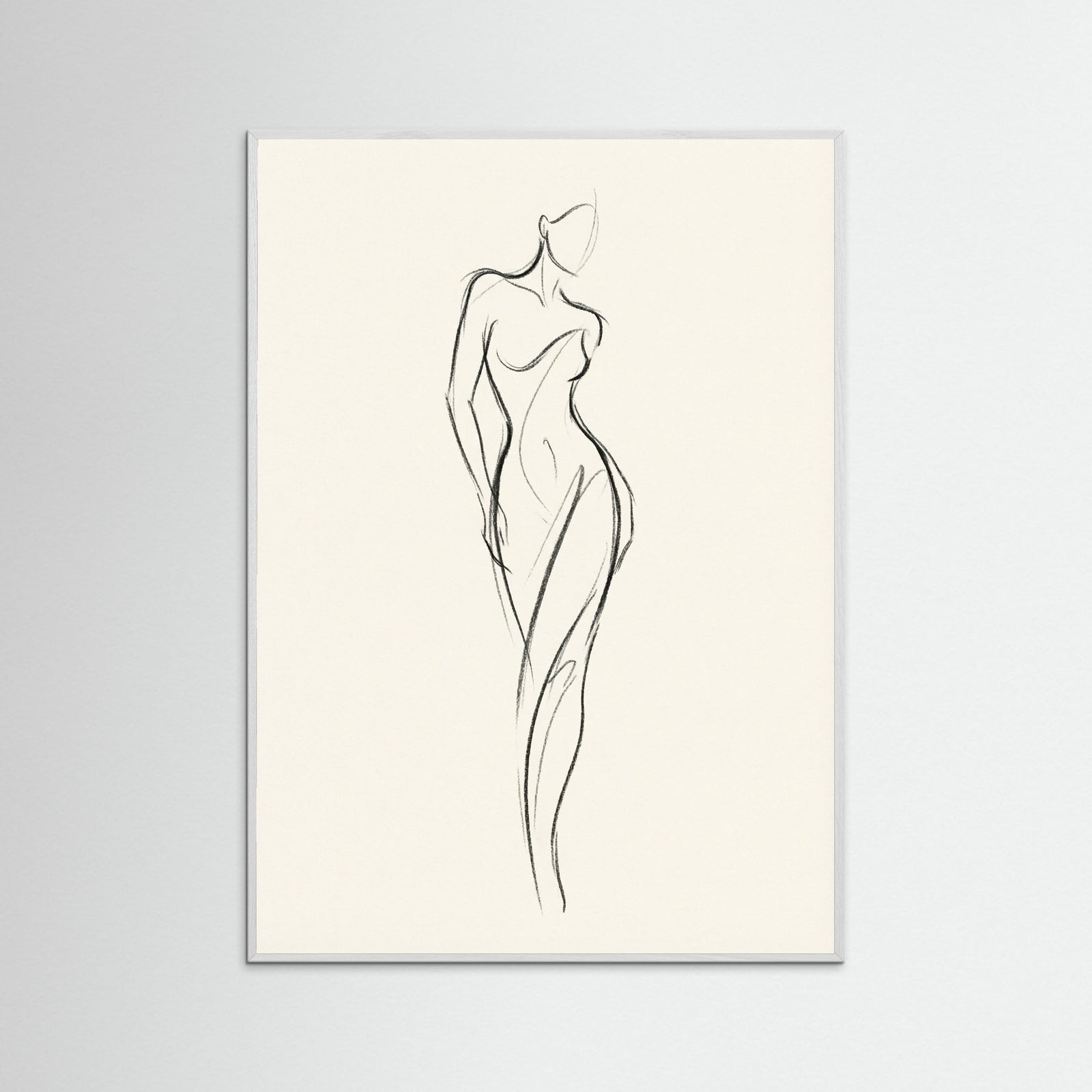 White Wood Quiet Pose