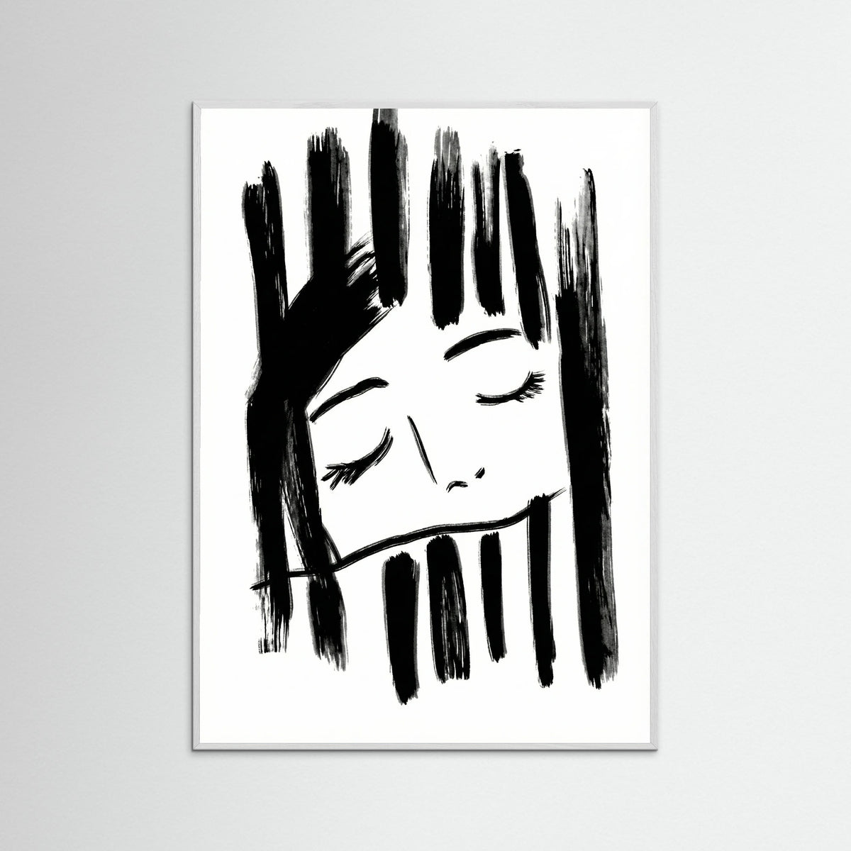 White Wood Quiet Reflection