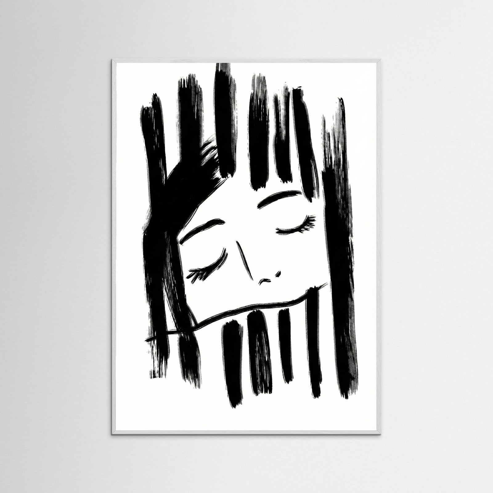 White Wood Quiet Reflection