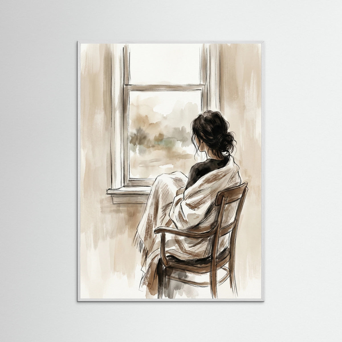 White Wood Quiet Repose Beige