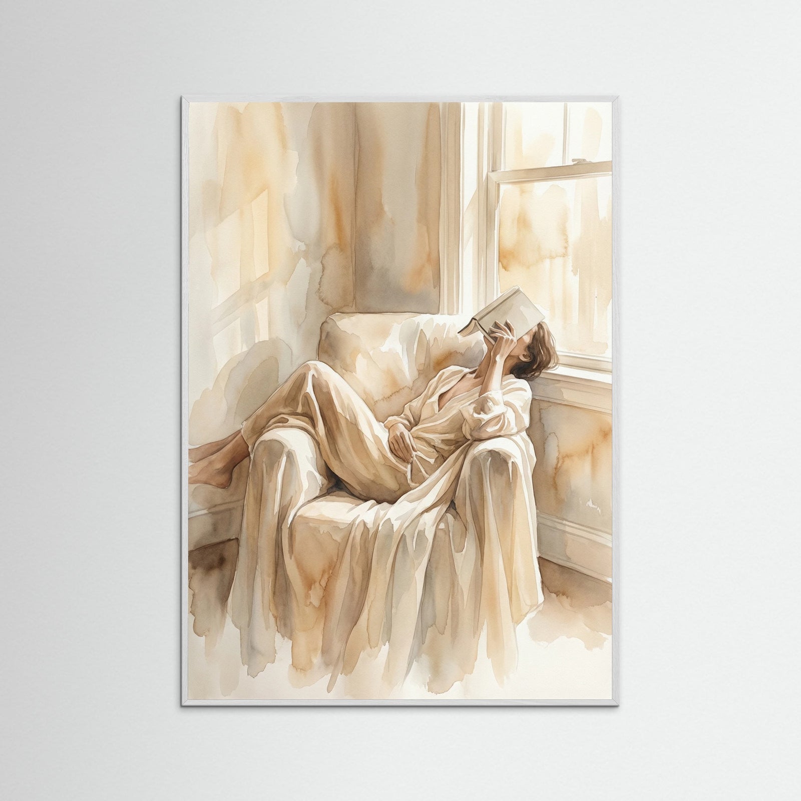 White Wood Quiet Repose Beige