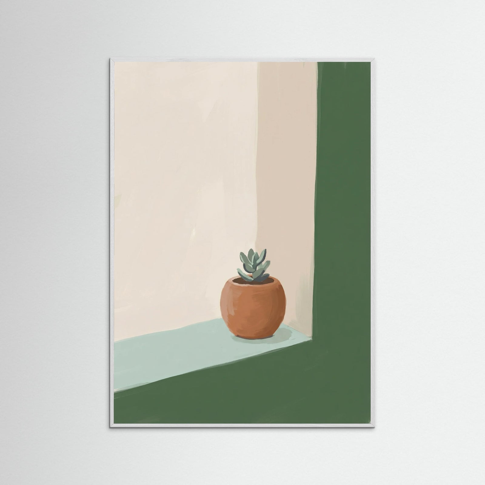 White Wood Quiet Study