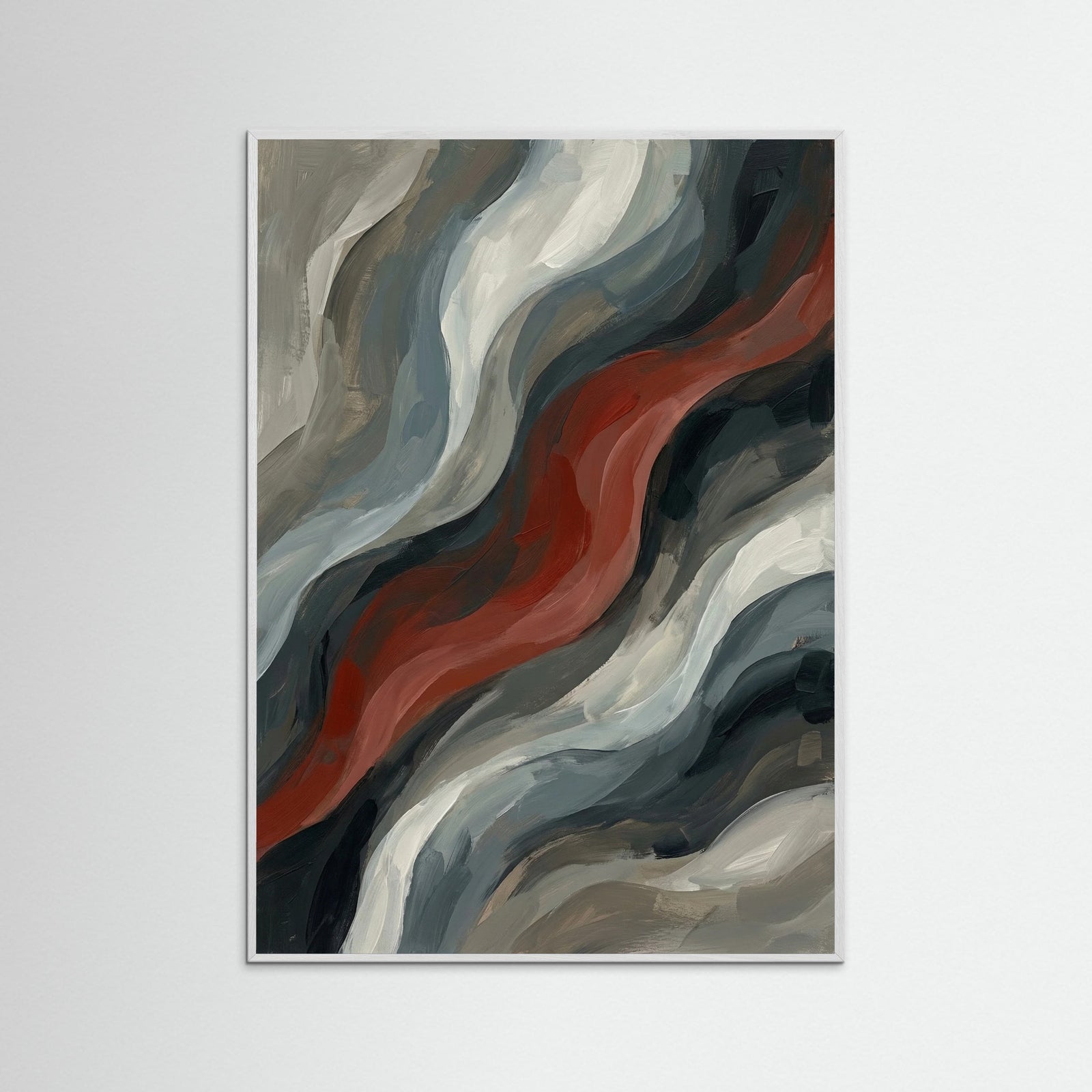 White Wood Radial Bloom