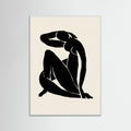 White Wood Reclining Form
