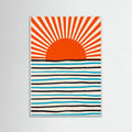 Poster Red Sun and Sea – poster e stampa artistica