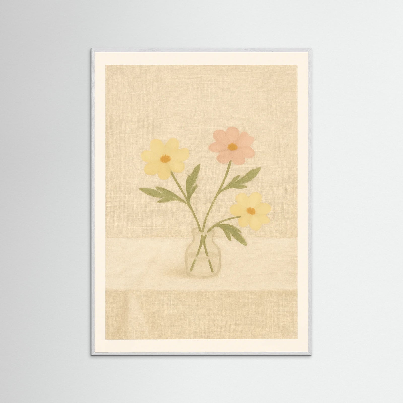 White Wood Resting petals