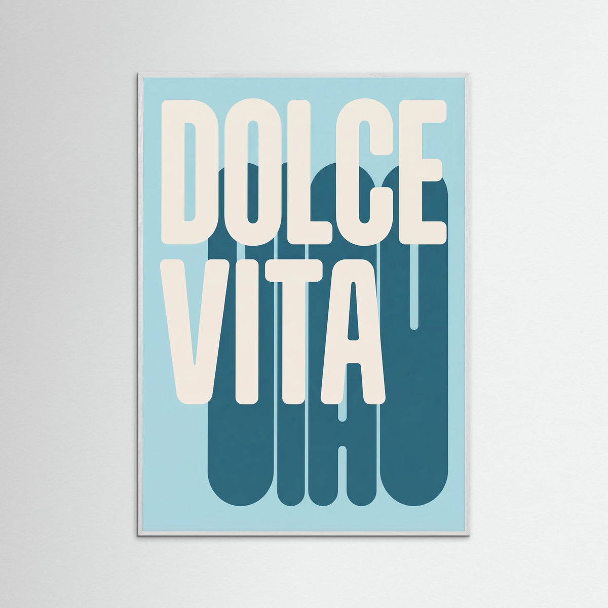 White Wood Retro Ciao Bella