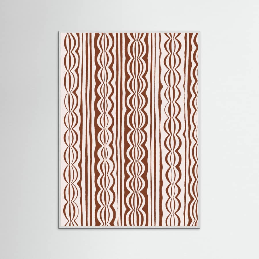 Rhythmic Waves Poster – poster and art print