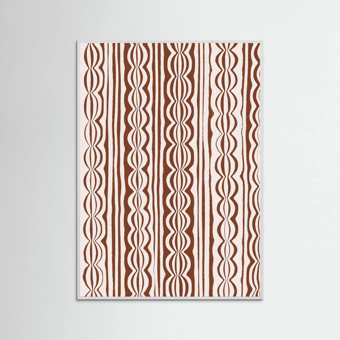 Rhythmic Waves Poster – poster and art print