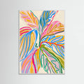 White Wood Rhythms of Bloom — The Crayon Jungle Poster