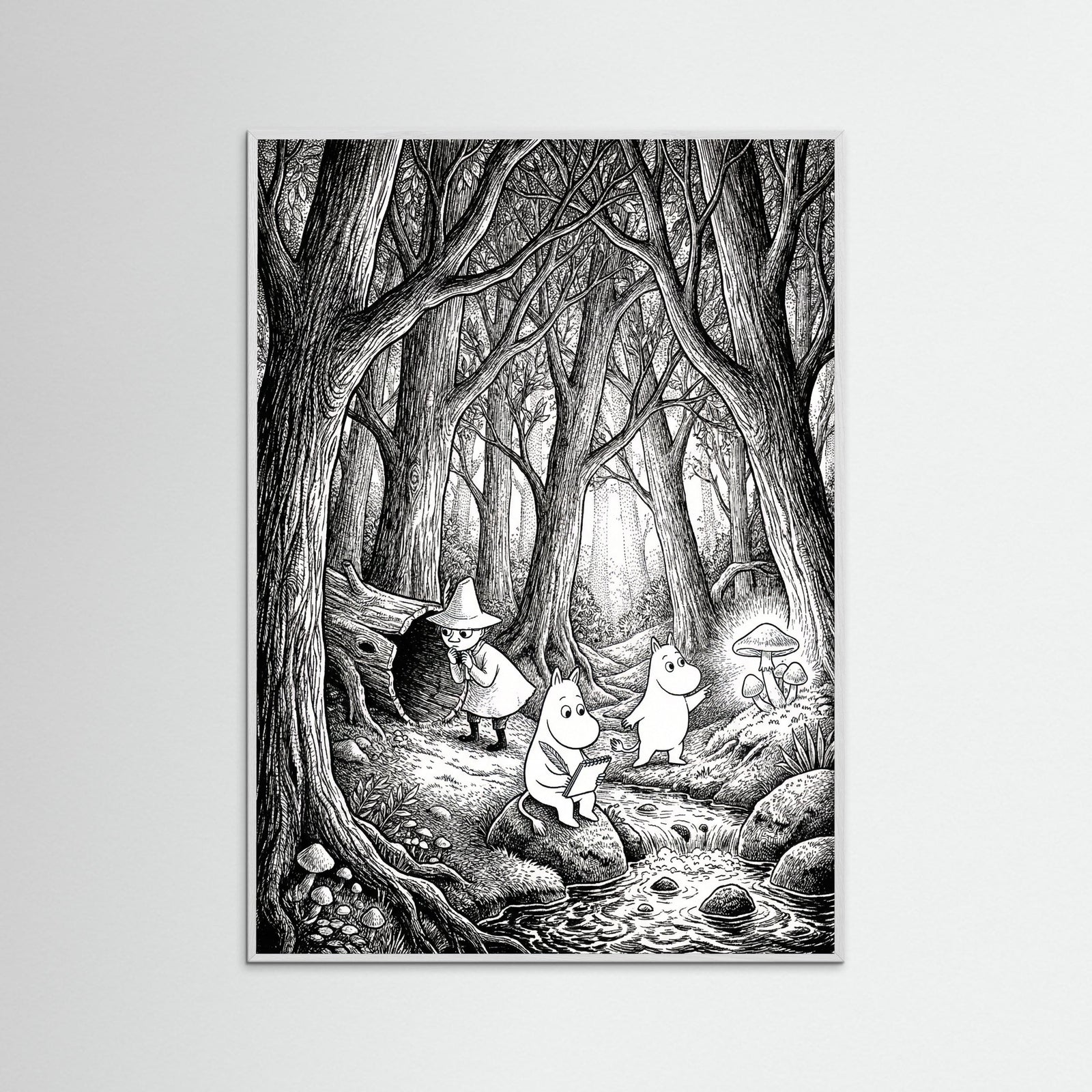 White Wood Rocky Shoreline Adventure