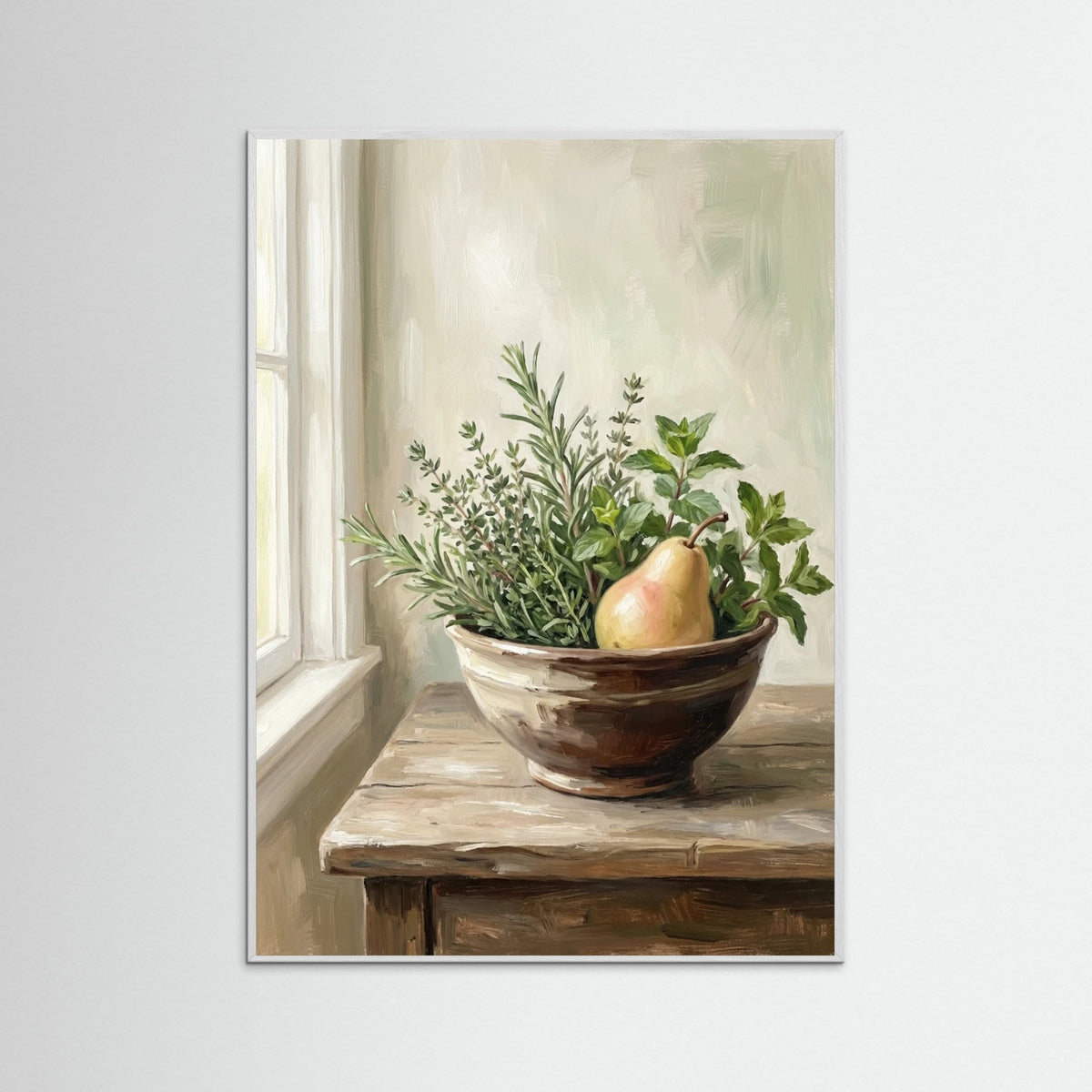 White Wood Rustic Blooms