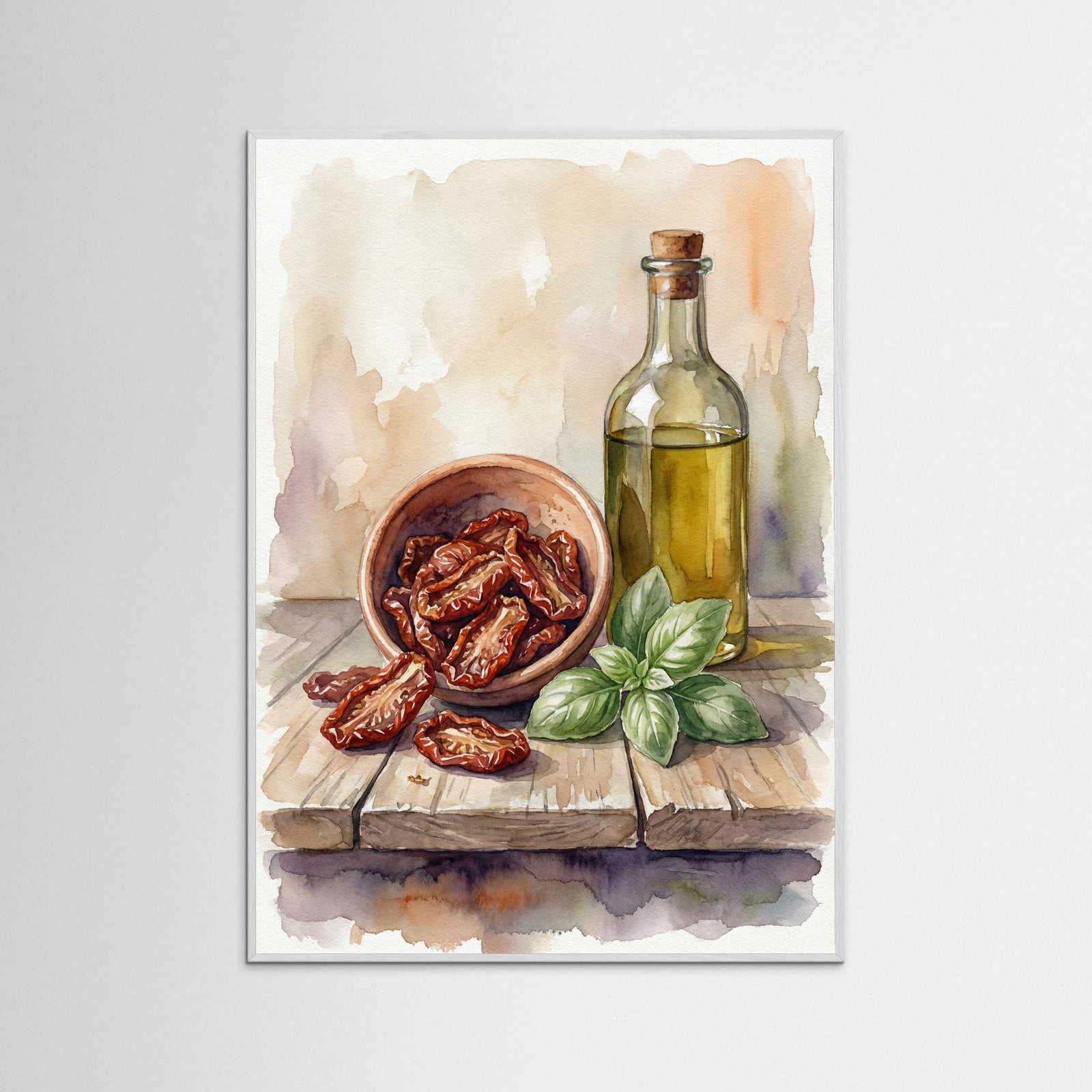 White Wood Rustic Kitchen Still