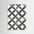 White Wood SUN MOON Poster