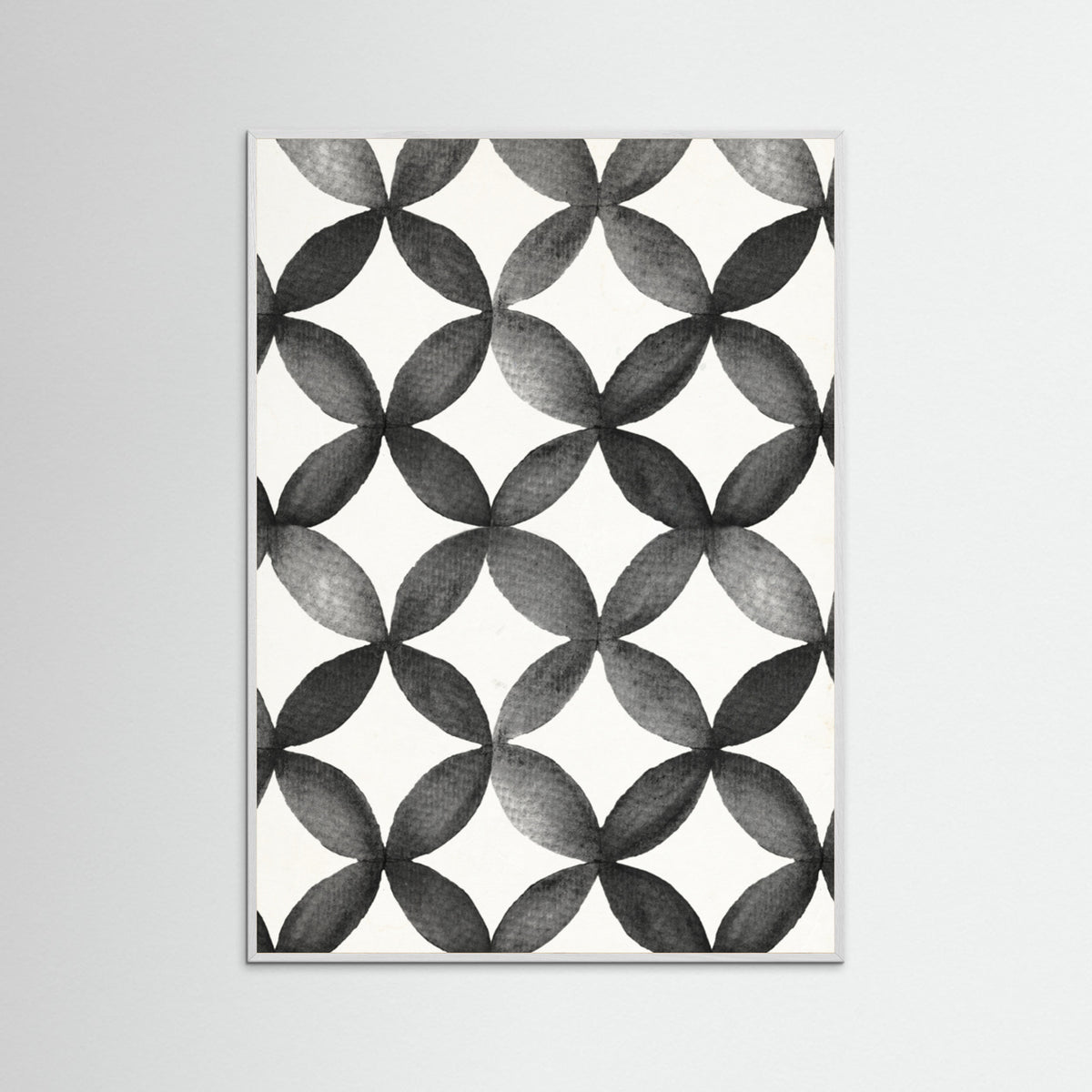 White Wood SUN MOON Poster