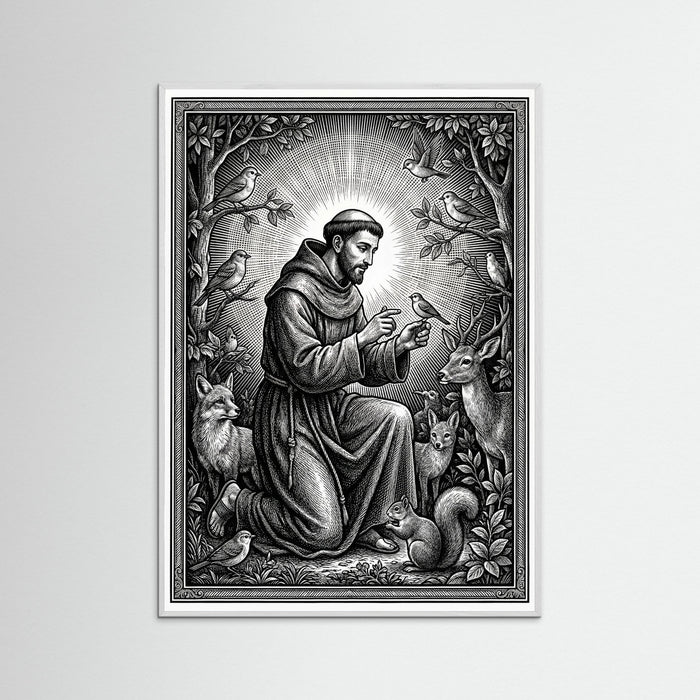 White Wood Sacred Guadalupe Vision