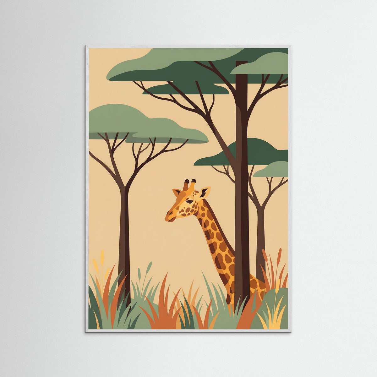 White Wood Safari Serenity