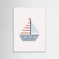 Sailing Boat Poster – plakat og kunsttryk