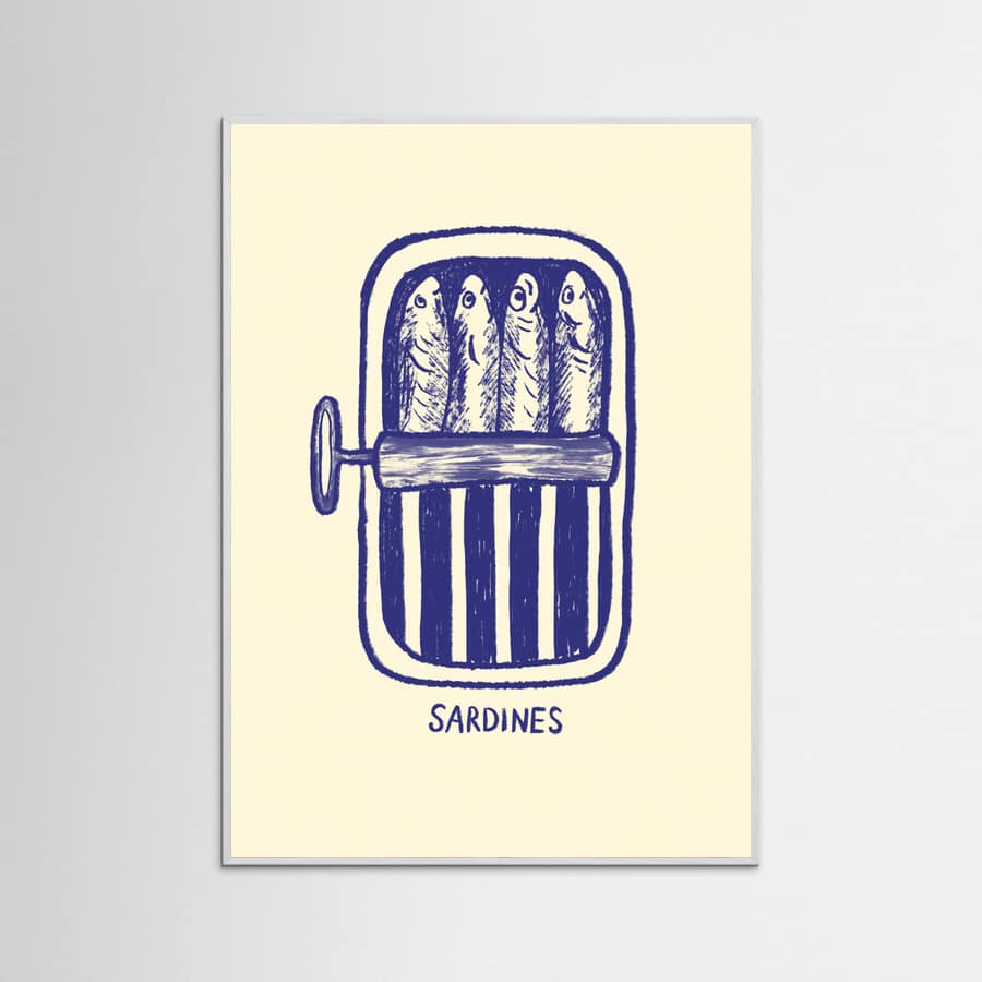 Sardines Poster – poster och konsttryck