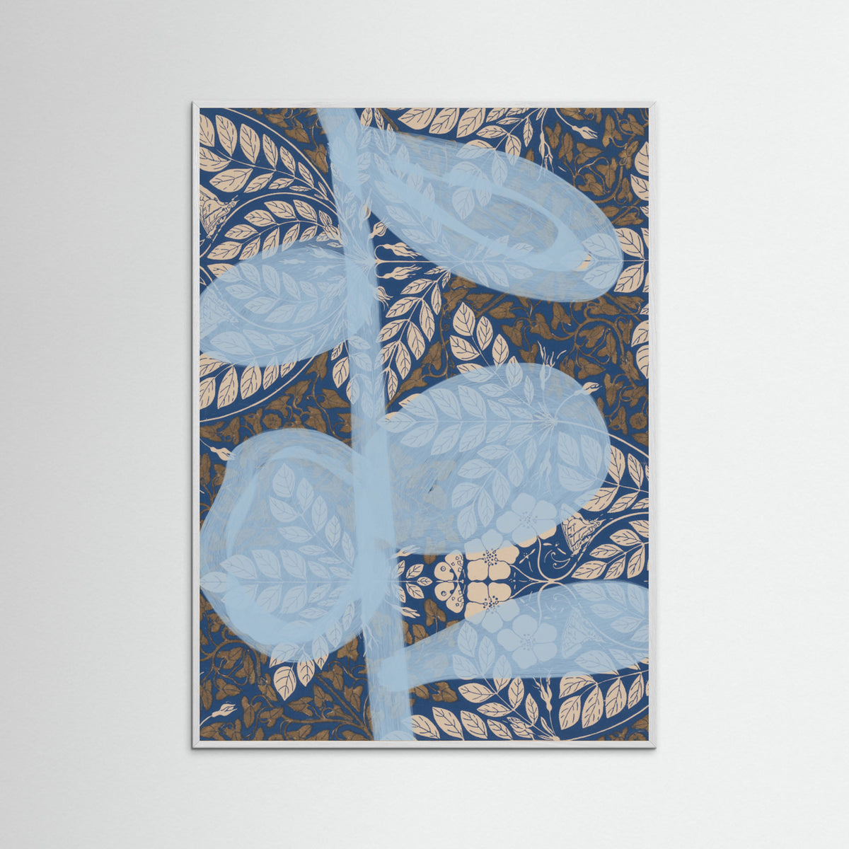 White Wood Scandivintage Poster