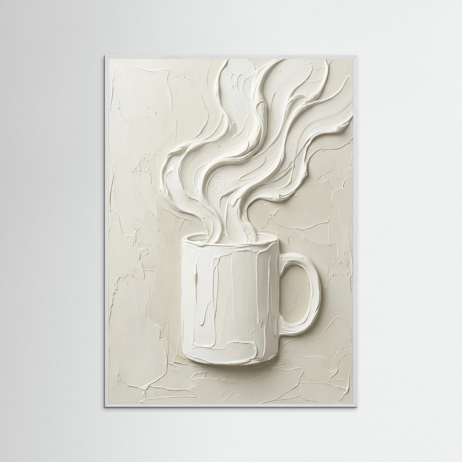 White Wood Sculpted Sip