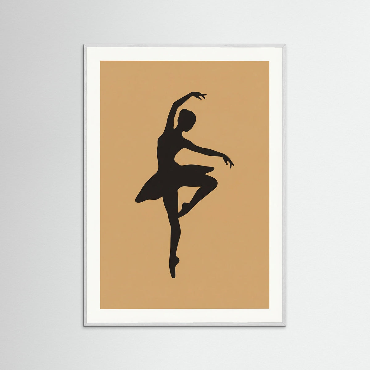 White Wood Seated Serenity