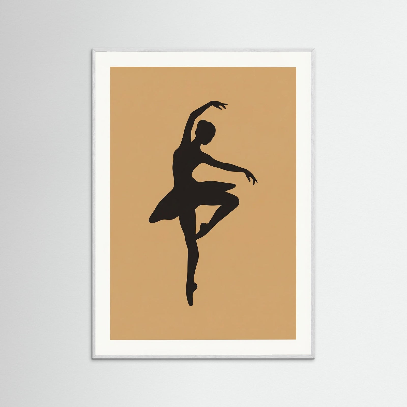 White Wood Seated Serenity