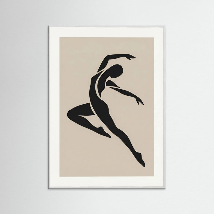 White Wood Seated Silhouette