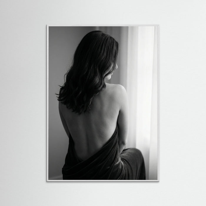 White Wood Sensual Noir Portrait