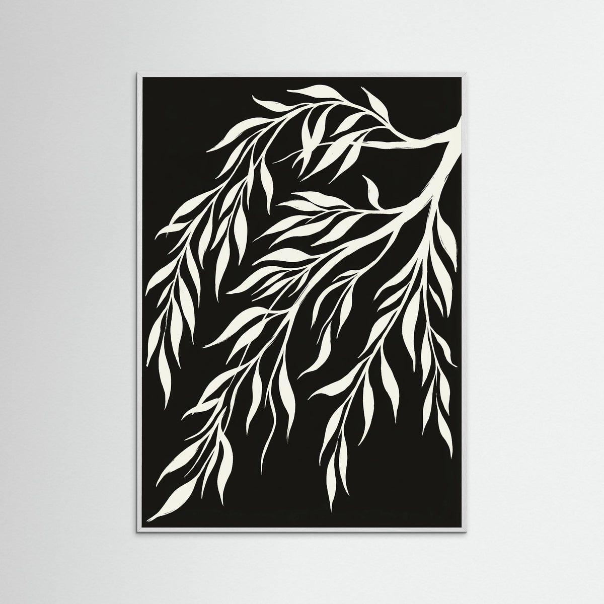 White Wood Serene Avian Forms