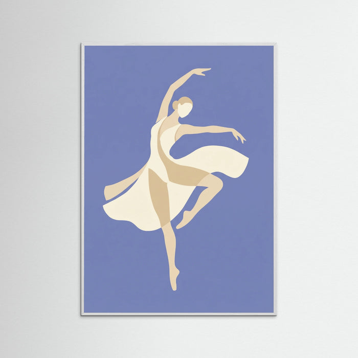 White Wood Serene Cutout Figure