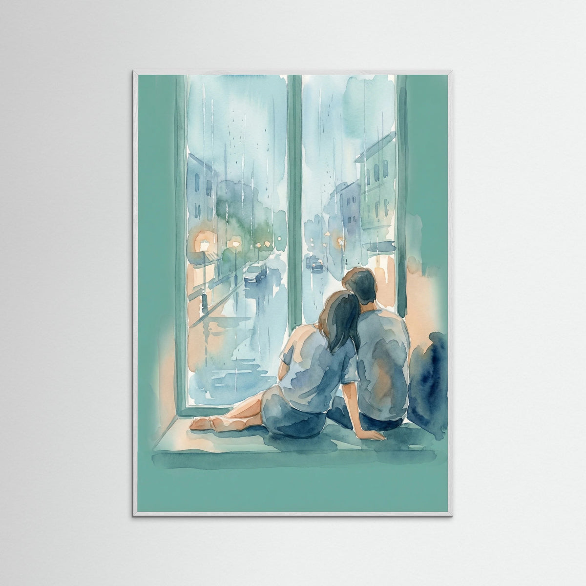 White Wood Serene Embrace