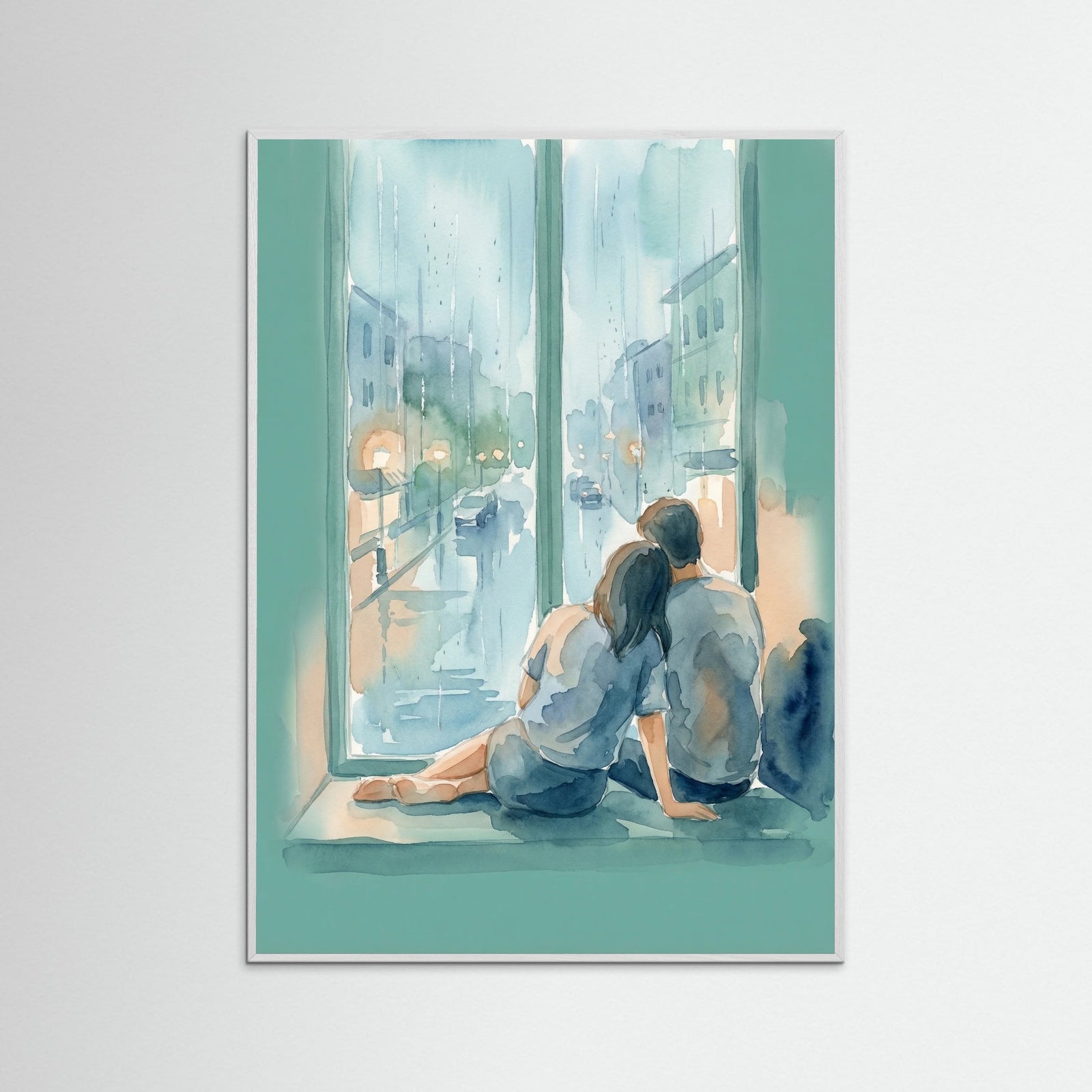 White Wood Serene Embrace