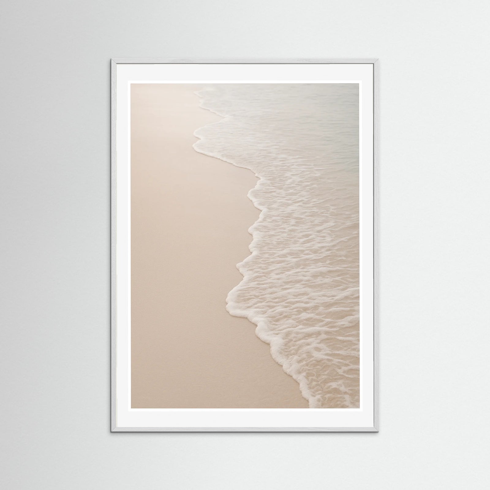 White Wood Serene Shoreline
