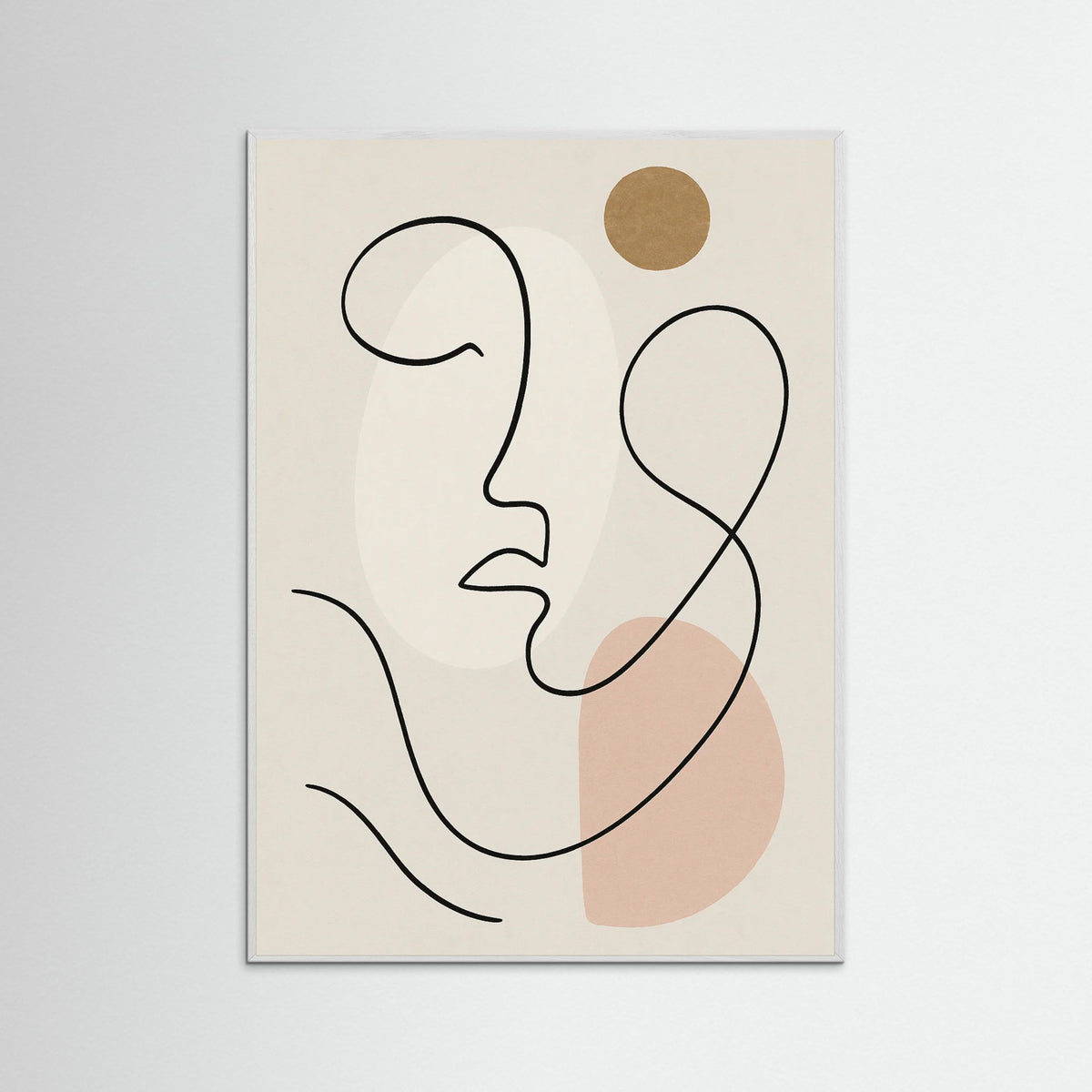 White Wood Serene Silhouette