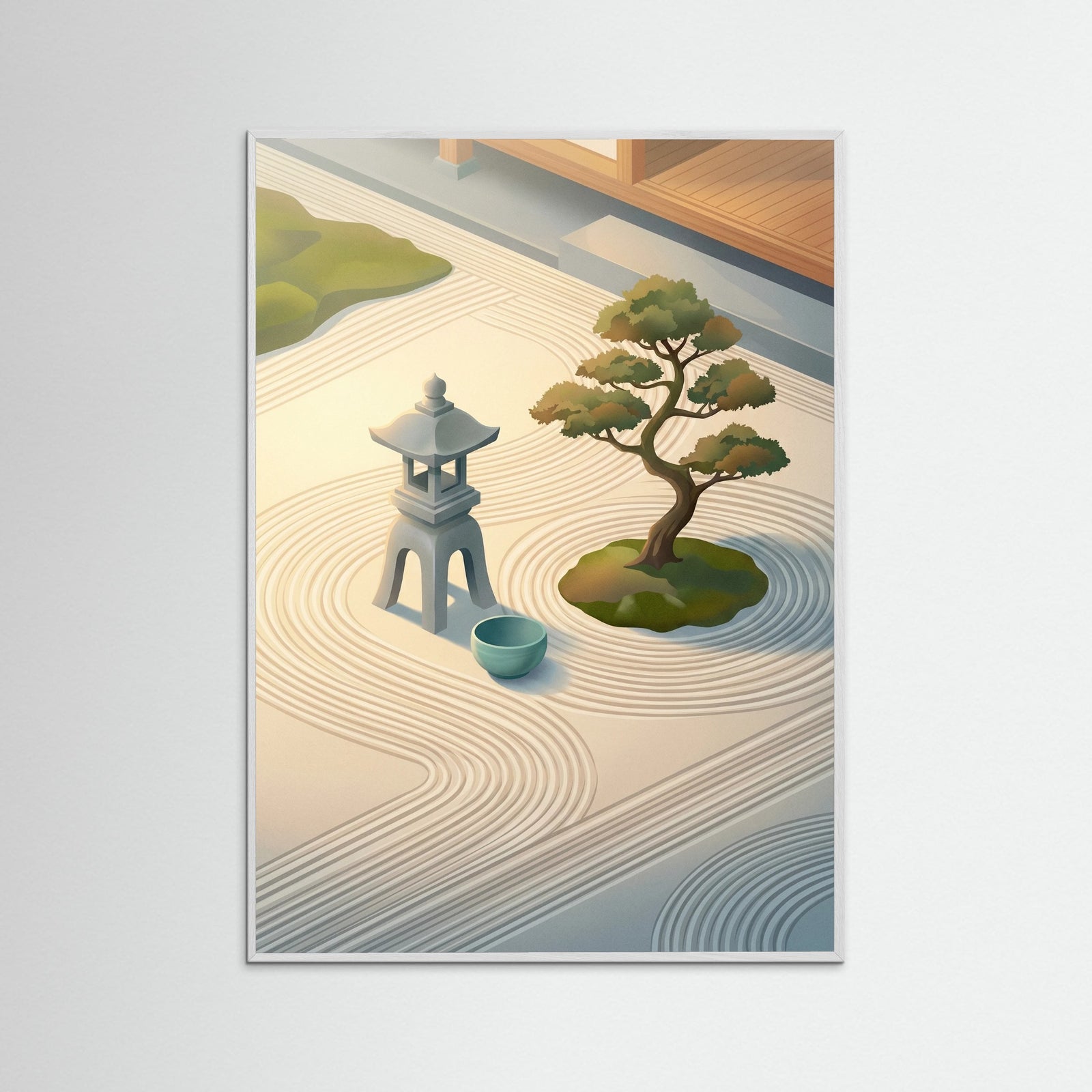 White Wood Serene Tatami Light