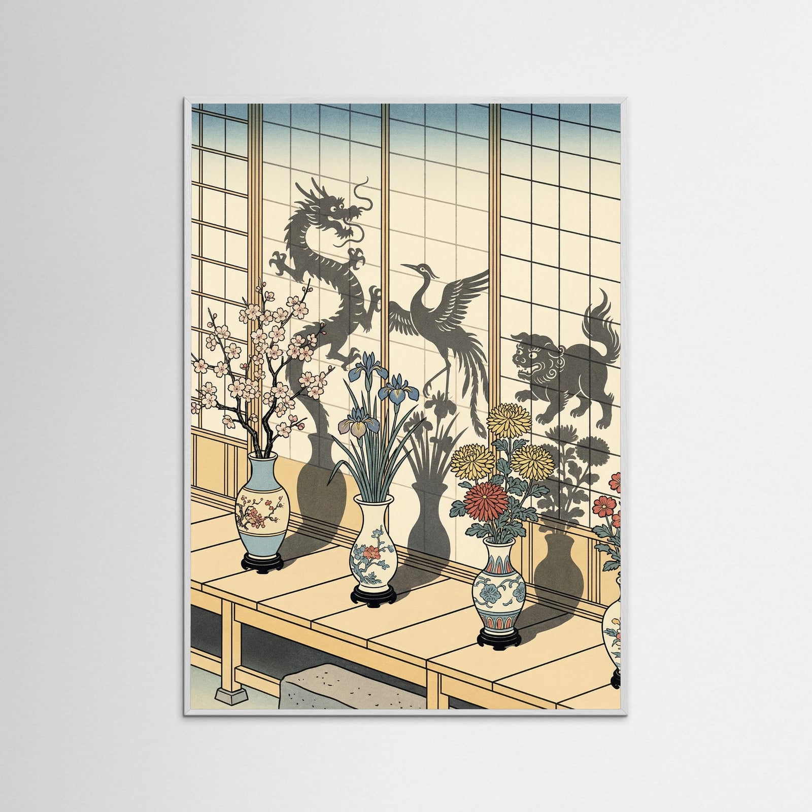 White Wood Shadow Puppet Play