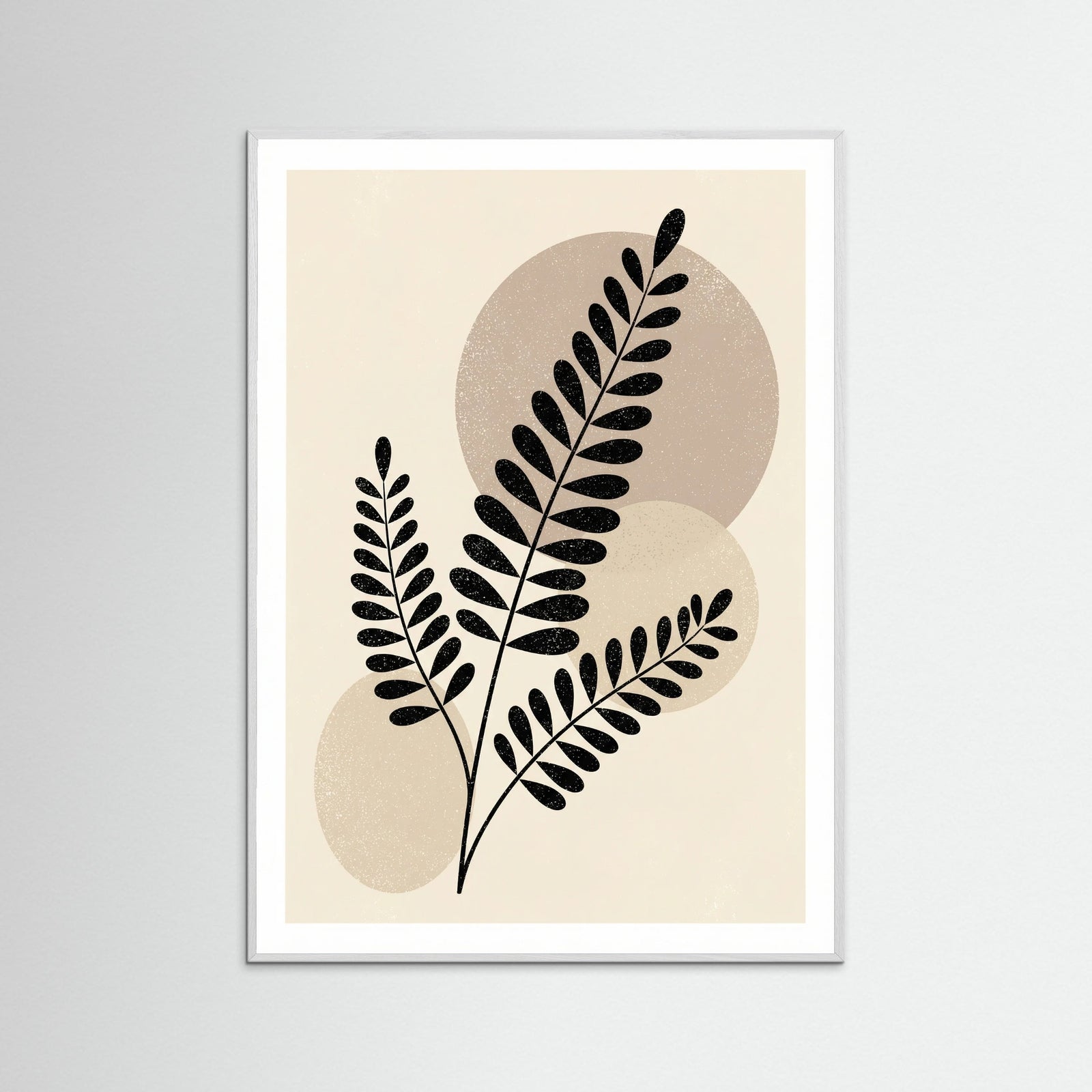 White Wood Shadowed Botanicals