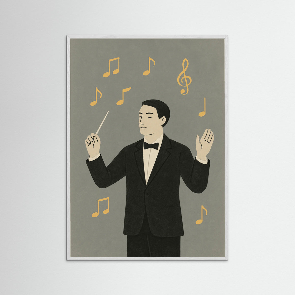 White Wood Silent Conductor