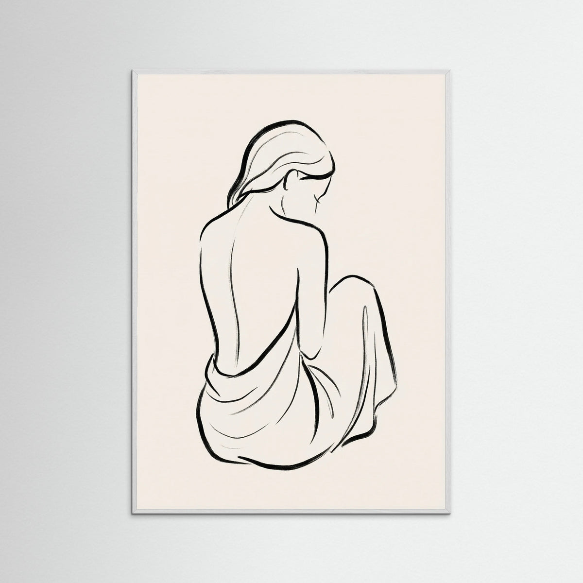 White Wood Silent Serenity