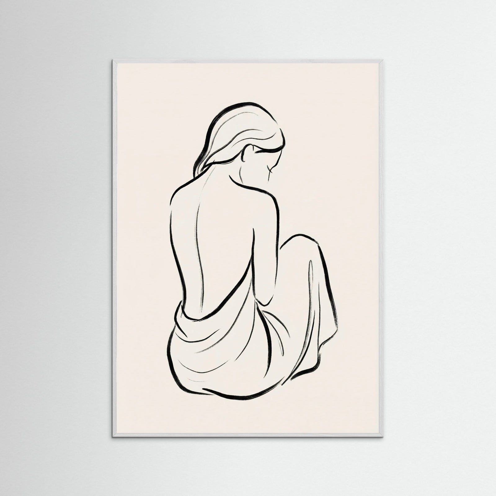 White Wood Silent Serenity