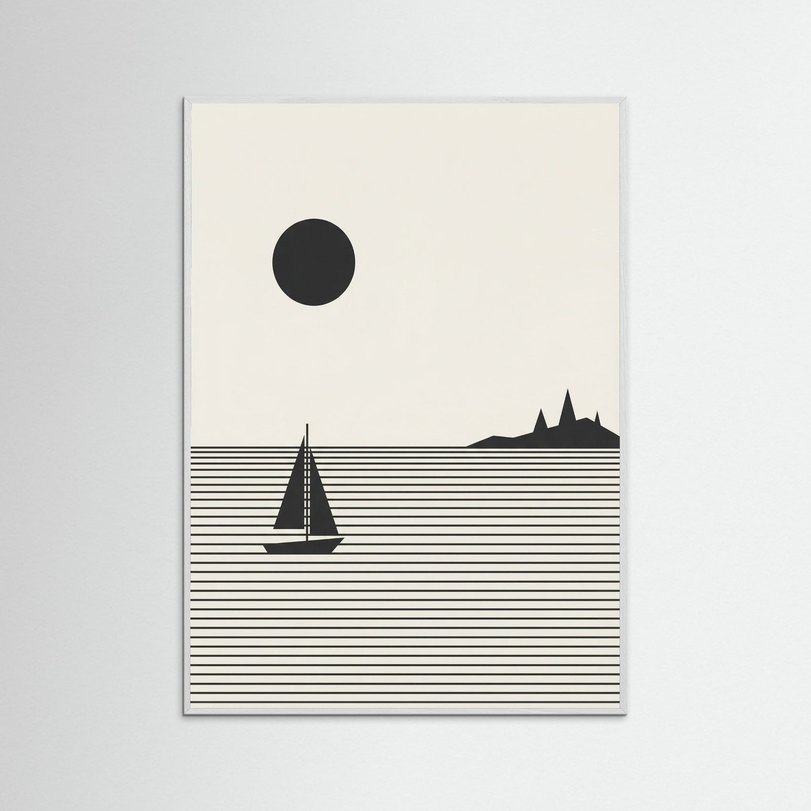 White Wood Silent Swim