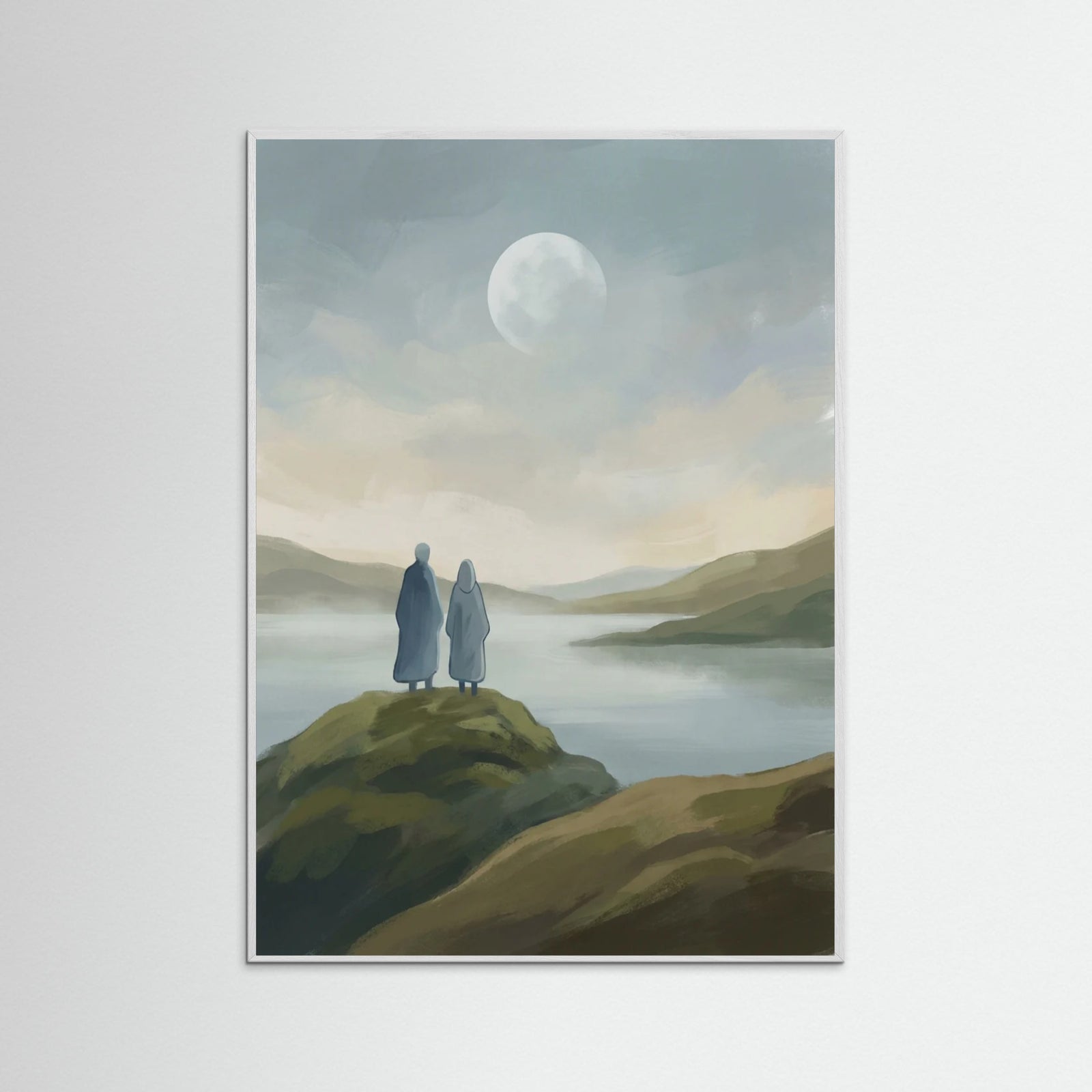 White Wood Silent Watch