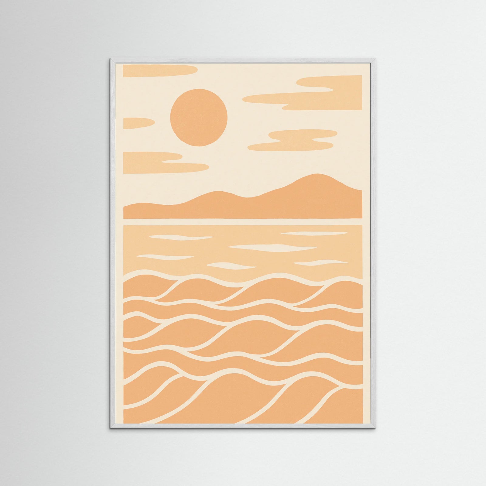 White Wood Silhouette Symphony