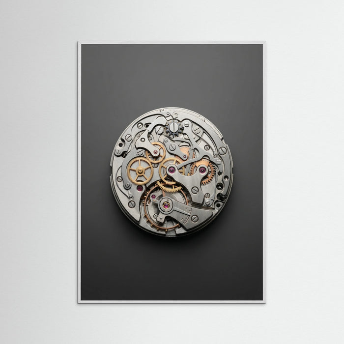 White Wood Silver Icon Overhead