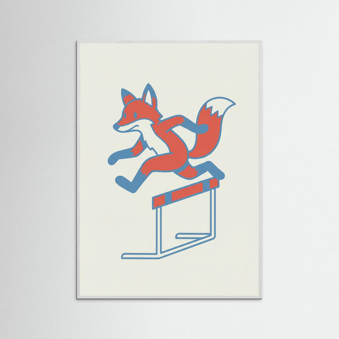 Skater Cat Brave – poster and art print