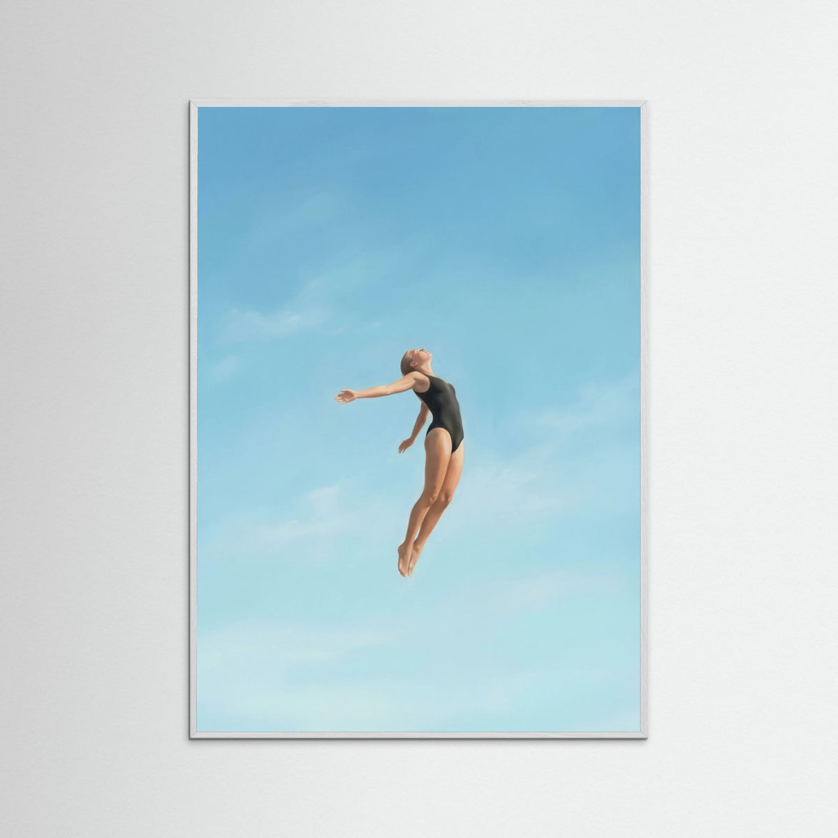 White Wood Skyward Dive