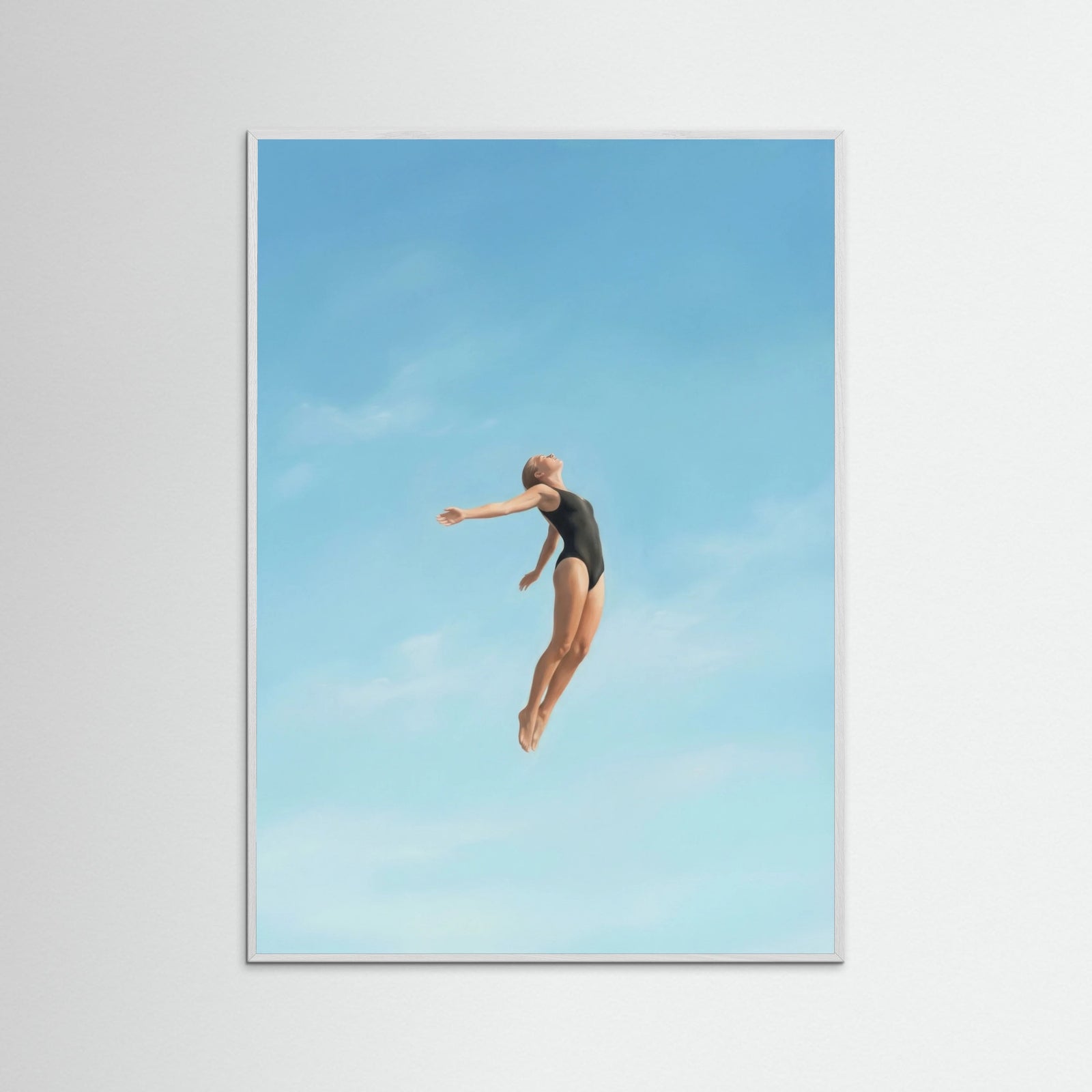 White Wood Skyward Dive