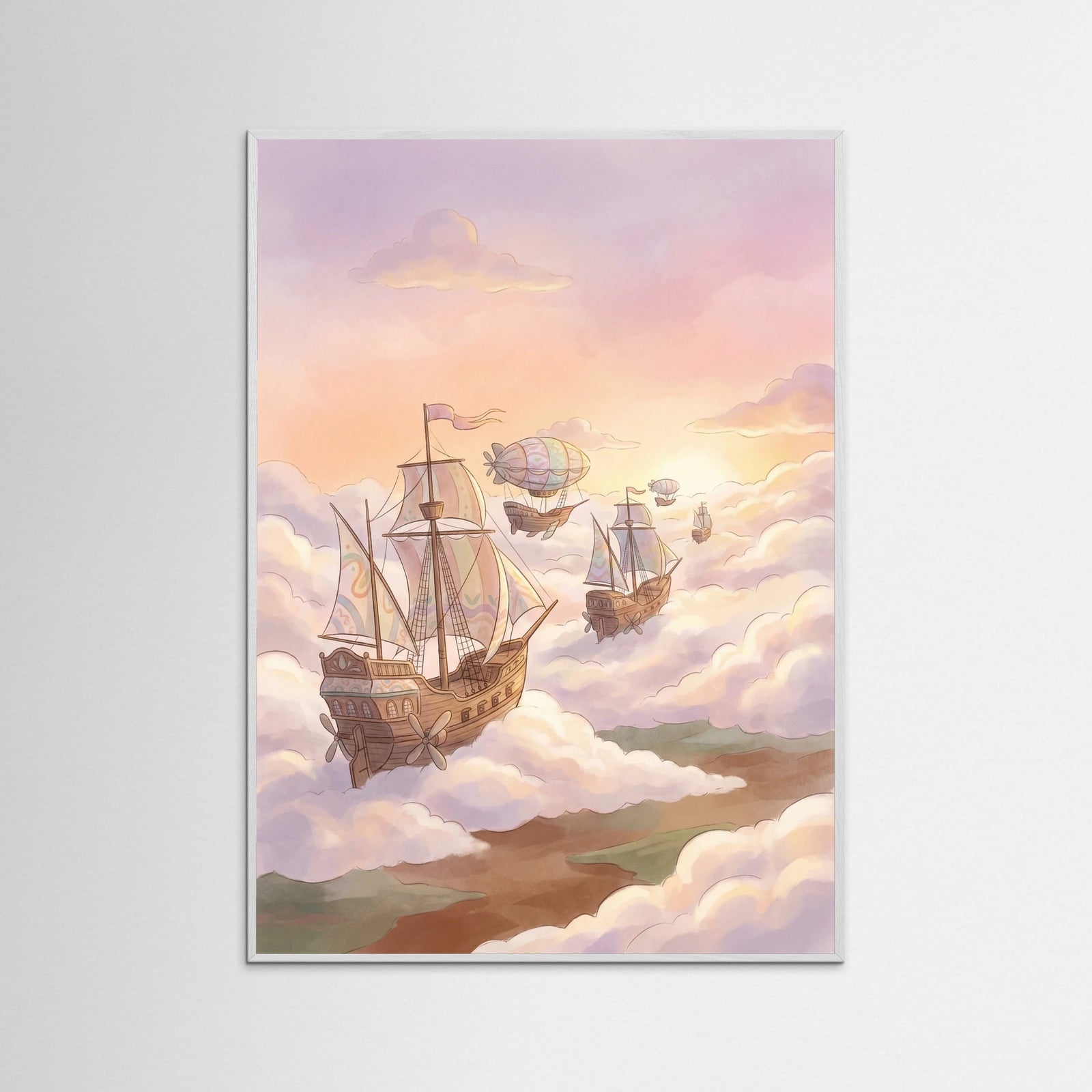 White Wood Skyward Journey